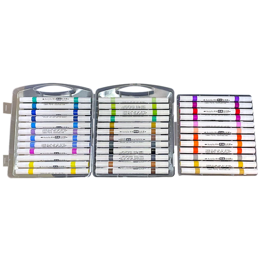 Двойни акрилни маркери AODEMEI – 36 Маркери двувърхи
