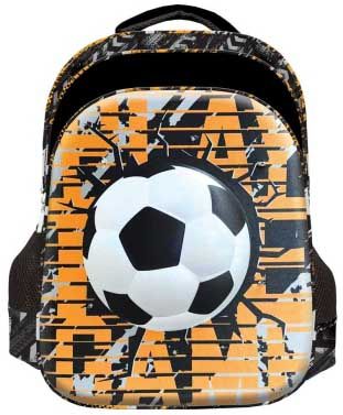 3D Раница S. Cool - Football, с 2 отделения, LED светлини