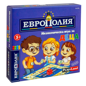 Европолия За Деца Настолна игра за деца PlayLang