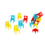 Закачливи столчета Занимателна игра за баланс и сръчност PlayLand