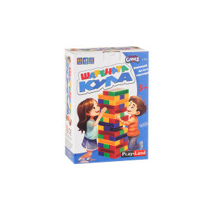 Шарената кула Забавна игра на баланс PlayLang