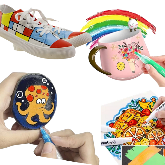 Двойни акрилни маркери AODEMEI – 48 Маркери двувърхи