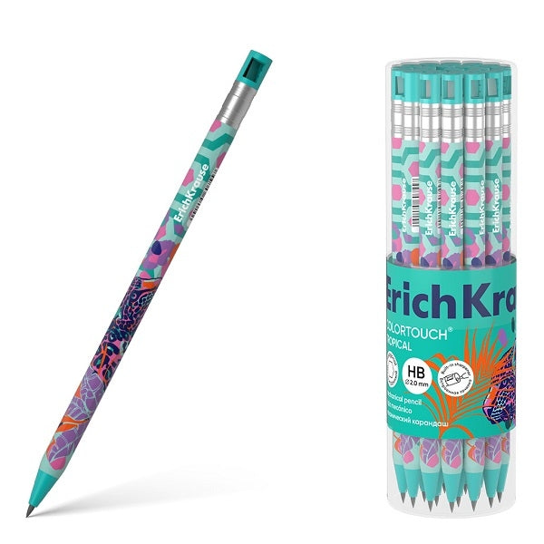 Автоматичен молив ErichKrause Color Touch® с острилка, HB, 2.0 mm
