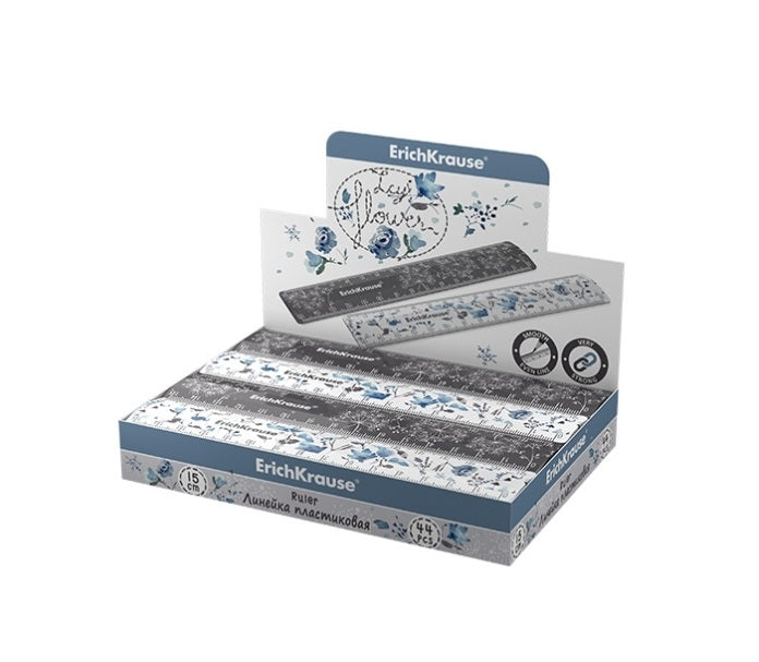 Пластмасова линия ErichKrause® Frozen Beauty, 15 см