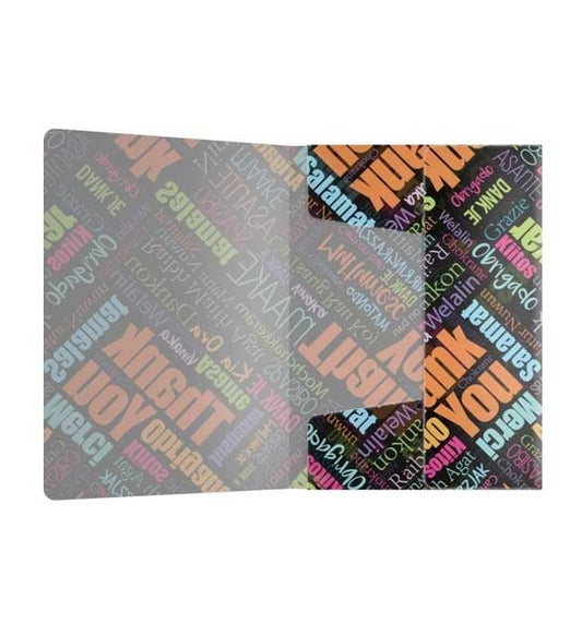 Папка с ластик ErichKrause® Thank you, A4