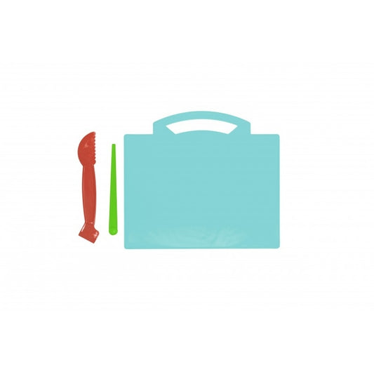 Дъска за моделин с ножче и показалка