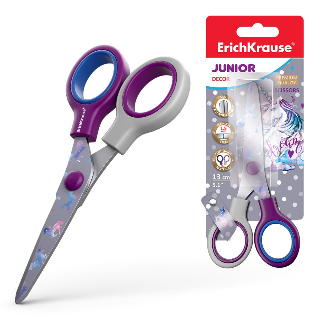 Ножица ErichKrause Junior® Decor Cats, 13 см