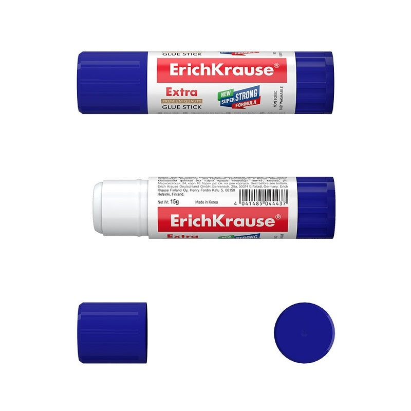 Сухо лепило стик ErichKrause® Extra 15 гр. (в дисплей 20 бр.)