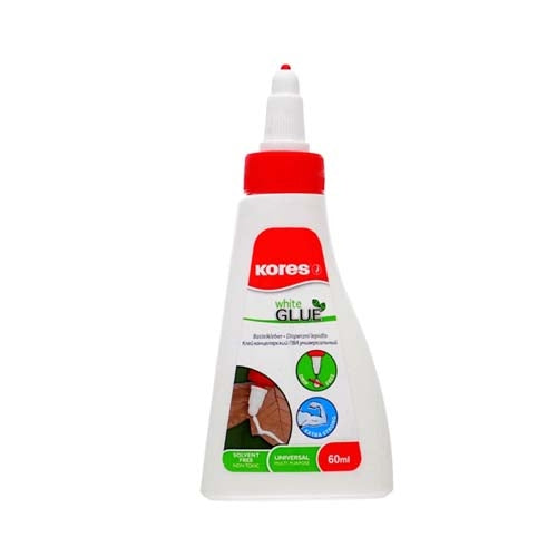 Бяло PVA лепило KORES, 60 ml