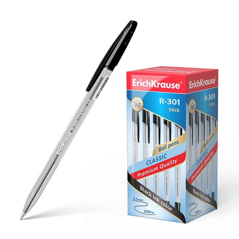 Химикалка ErichKrause® R-301 Classic Stick, 1 mm