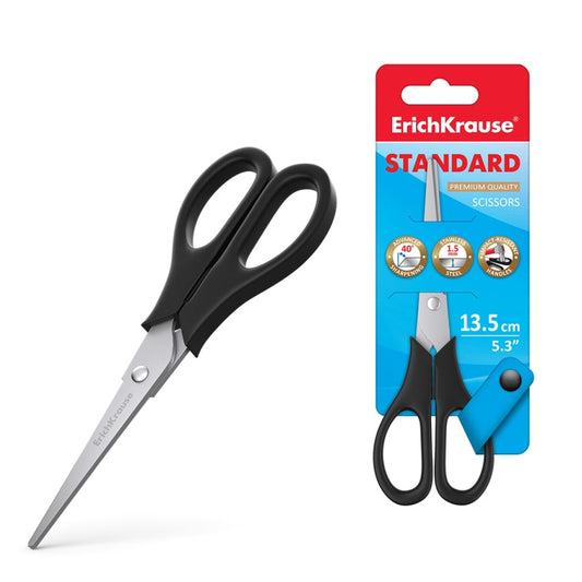 Ножица ErichKrause® EasyCut Standart, 13.5 cm