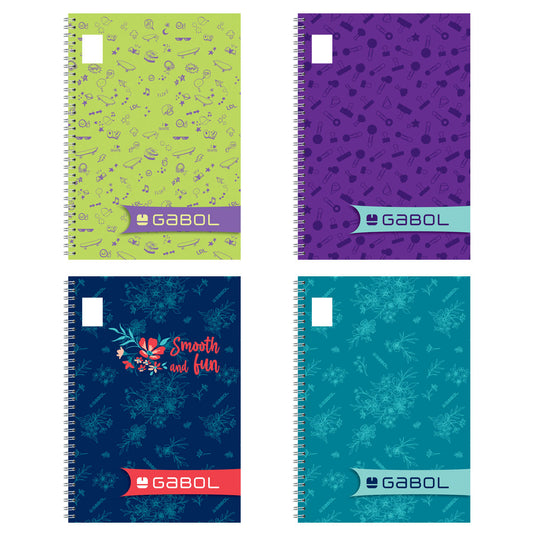 Тетрадка спирала, A4, офсет, 100л. – каре