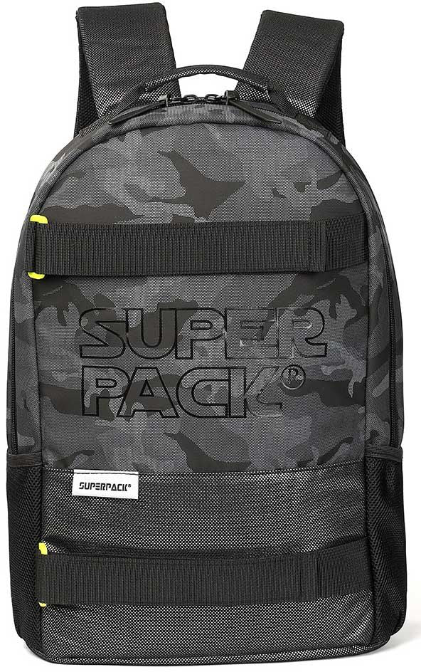 Ученическа раница S. Cool Super Pack - Black Camouflage, с 1 отделение