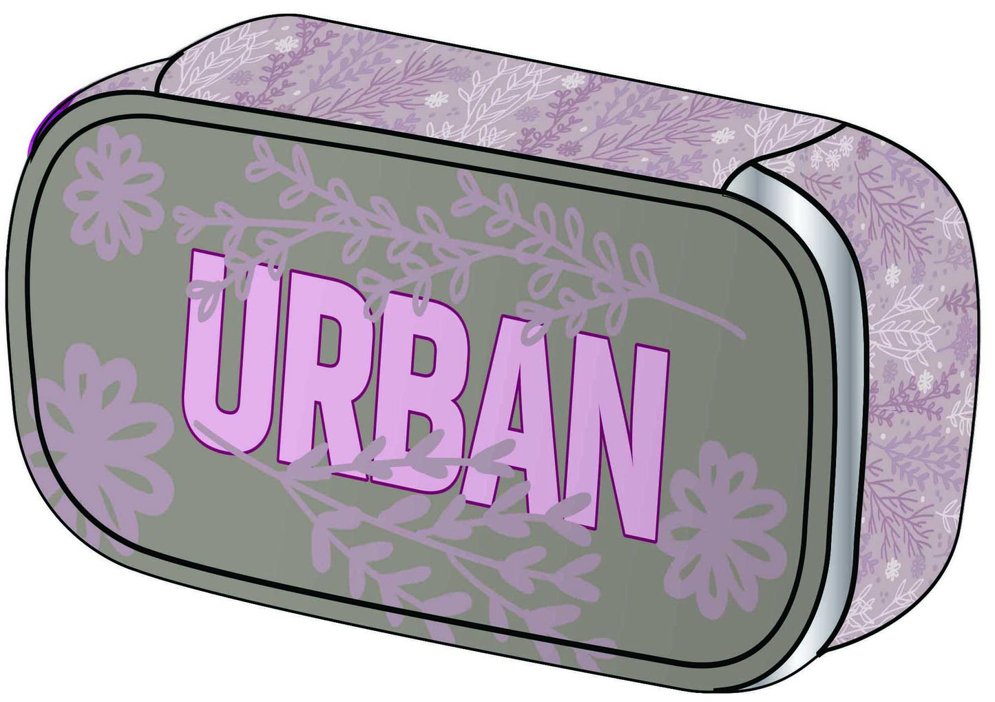 Ученически несесер S. Cool Urban - Lilac