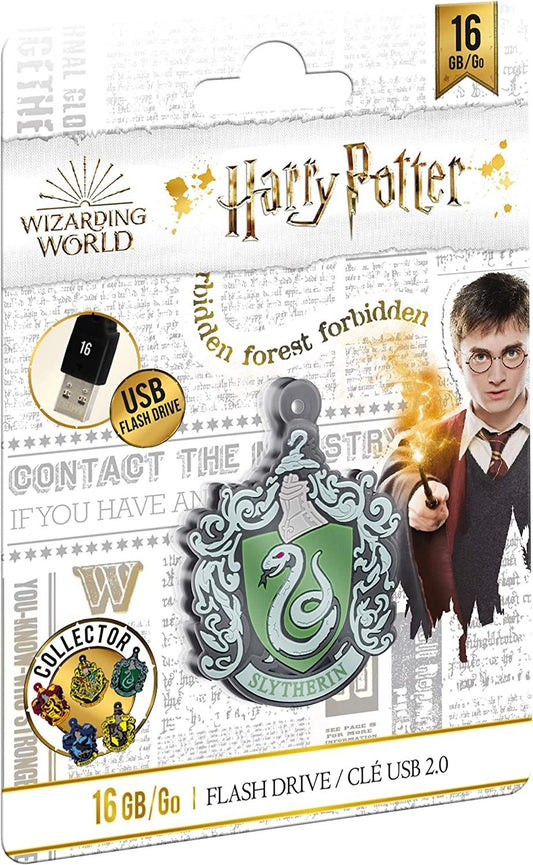 USB 2.0 Флаш памет Emtec - Collector Slytherin, 16GB,