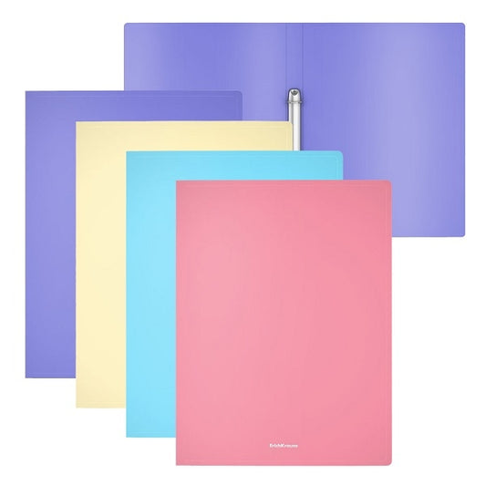 Класьор ErichKrause® Matt Pastel, с 2 ринга, 24 мм, А4