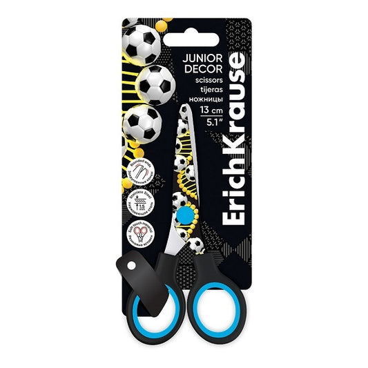 Ножица ErichKrause® Junior Decor Sport DNA, POINTES, 13 cm