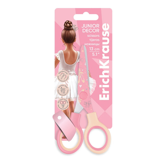 Ножица ErichKrause® Junior Decor Sport DNA, POINTES, 13 cm