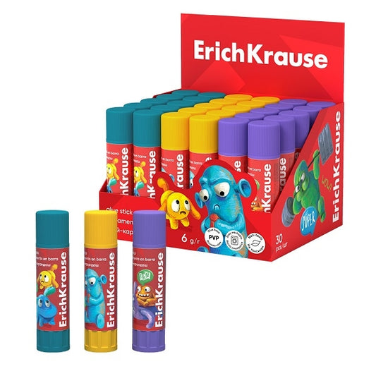 Лепило стик ErichKrause® EasyStick Jolly Friends, 6 g