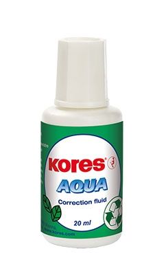 Коректор KORES АQUA с четка 20 ml