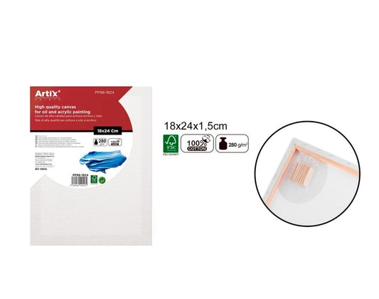 Платно за рисуване MP Artix с рамка, 280 g/m², 18х24 см.