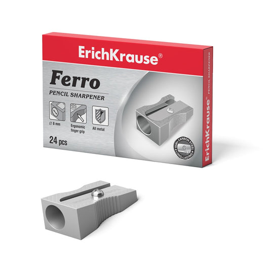 Метална острилка ErichKrause® FERRO с 1 гнездо