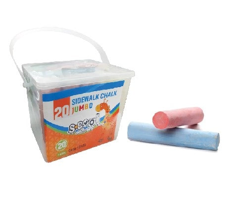 Цветни тебешири S-COOL 5 цвята, 20 бр.