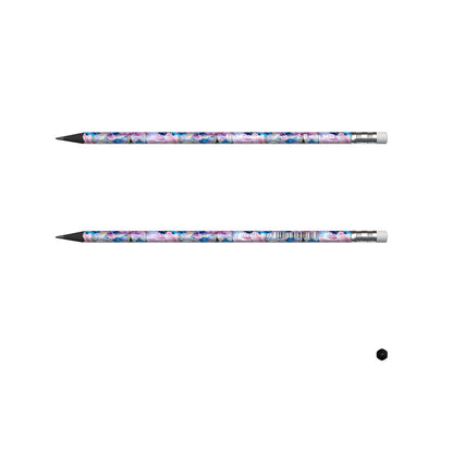 Графитен молив ErichKrause® Dots, триъгълен, пластмасов, с гумичка, HB