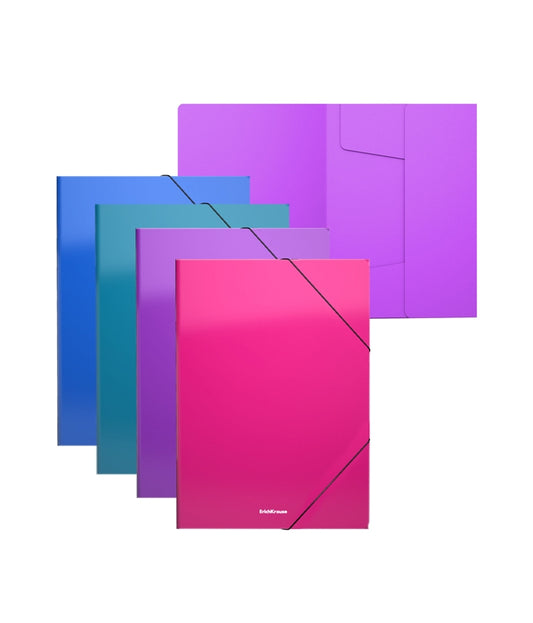 Папка с ластик ErichKrause® Matt Vivid, A4