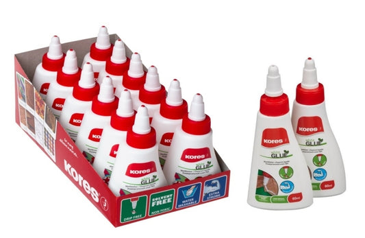 Бяло PVA лепило KORES, 60 ml